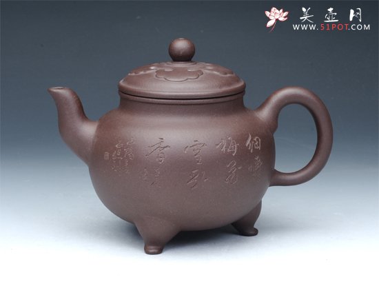 紫砂壶图片：大彬如意壶 - 美壶网