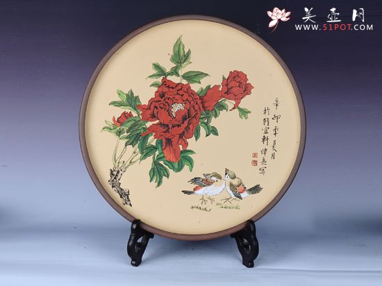 紫砂壶图片：挂盘 - 美壶网