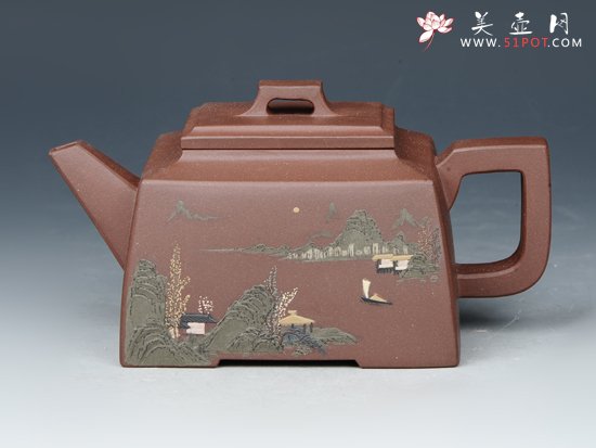 紫砂壶图片：富贵方舟 - 美壶网
