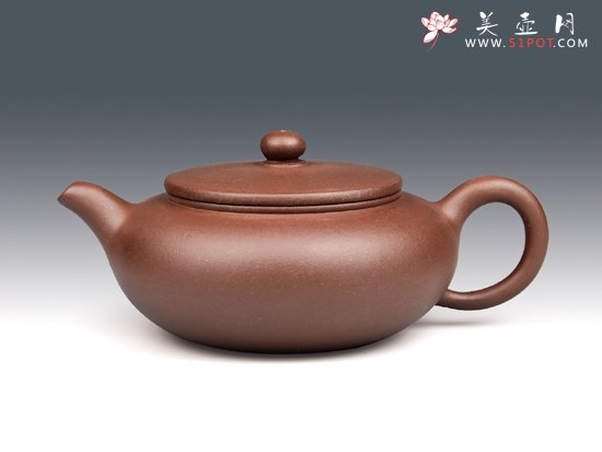 紫砂壶图片：扁玉 - 美壶网