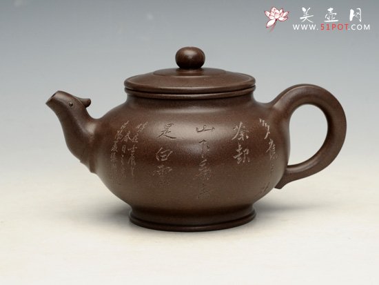 紫砂壶图片：君子之交   容量：380cc - 美壶网