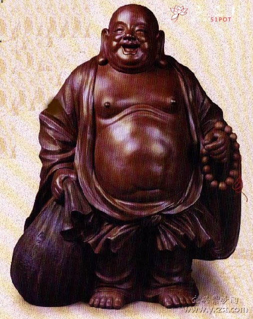 紫砂壶图片：布袋和尚 - 美壶网