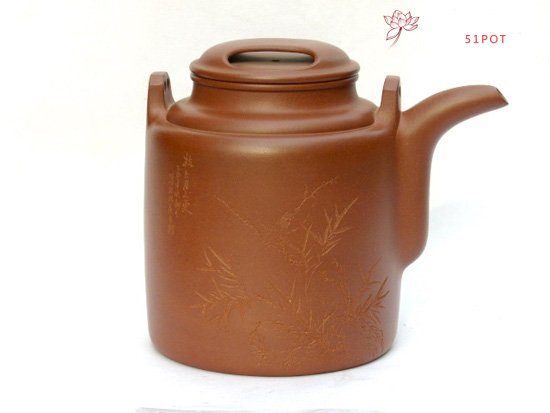 紫砂壶图片：洋筒（反面） - 美壶网