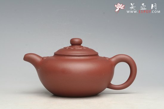 紫砂壶图片：手工月如意 - 美壶网