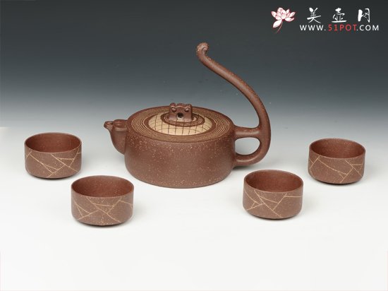 紫砂壶图片：高山流水 - 美壶网