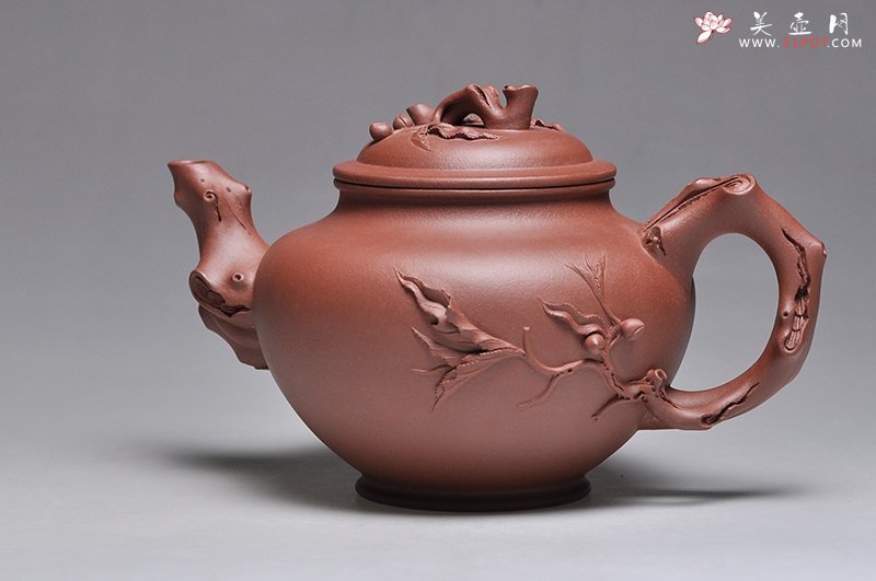 紫砂壶图片：桃报春 - 美壶网