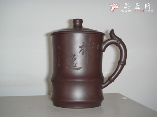 紫砂壶图片：竹节杯 - 美壶网