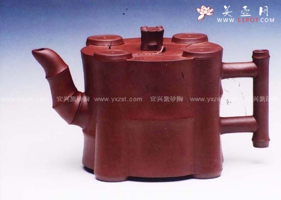 紫砂壶图片：五竹壶 - 美壶网