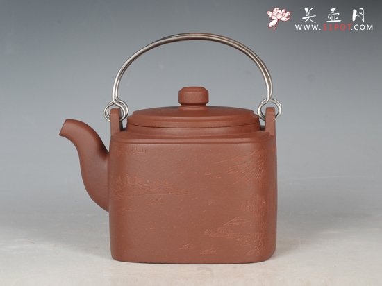紫砂壶图片：四方洋桶 - 美壶网