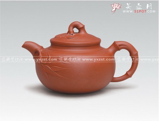 紫砂壶图片：竹韵 - 美壶网