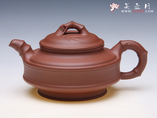 紫砂壶图片：双线竹鼓 - 美壶网