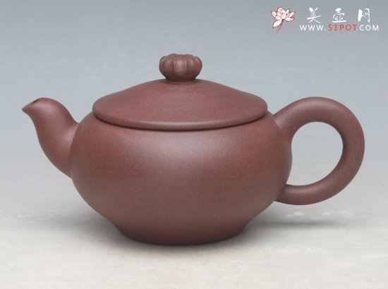 紫砂壶图片：花蕾 紫泥 - 美壶网