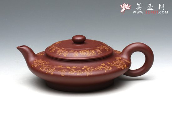 紫砂壶图片：虚扁 - 美壶网