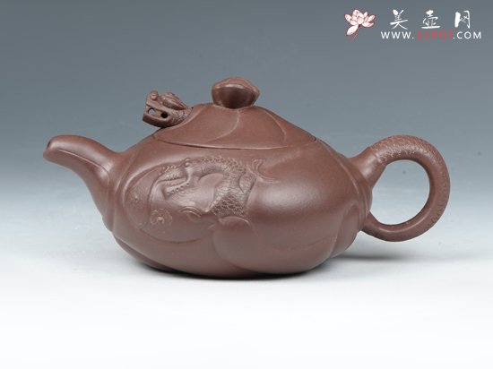 紫砂壶图片：鱼化龙 - 美壶网