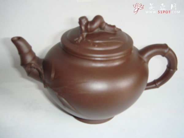 紫砂壶图片：小型竹节壶 - 美壶网