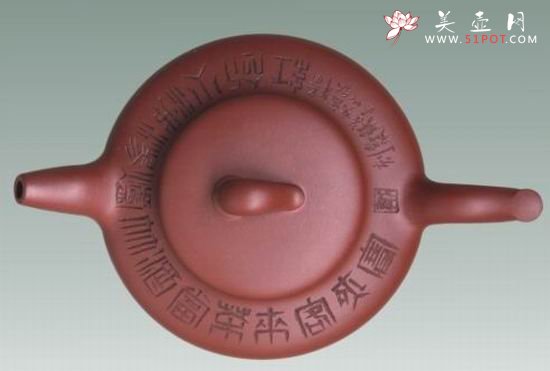 紫砂壶图片：篆刻 - 美壶网