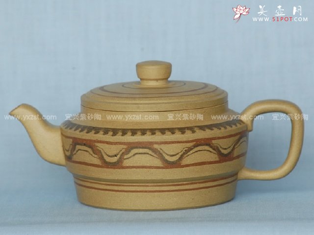 紫砂壶图片：绞泥壶 - 美壶网