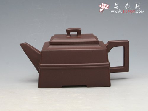 紫砂壶图片：汉韵 泥料：拼紫 - 美壶网