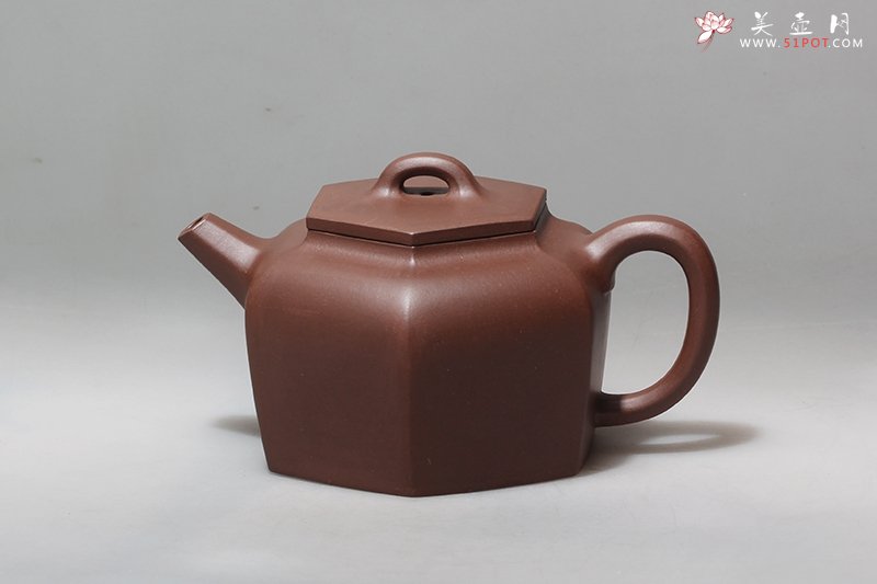 紫砂壶图片：六方汉韵 - 美壶网