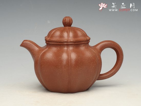 紫砂壶图片：菱花掇球 - 美壶网