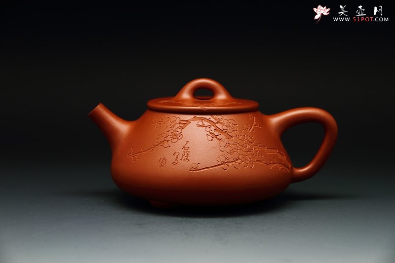 紫砂壶图片：石瓢壶(石陶刻） - 美壶网