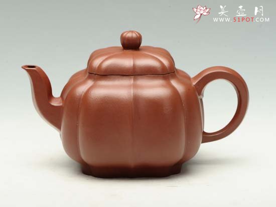 紫砂壶图片：四方筋瓢 - 美壶网