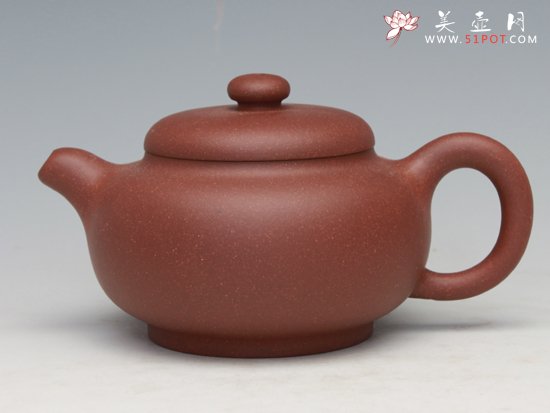 紫砂壶图片：矮掇只壶（程艳 制） - 美壶网