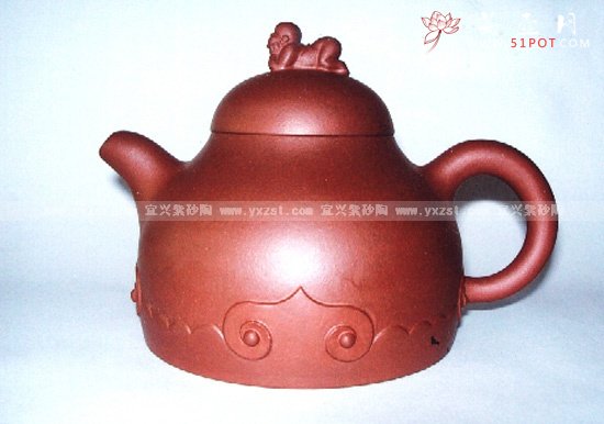 紫砂壶图片：童子如意 - 美壶网