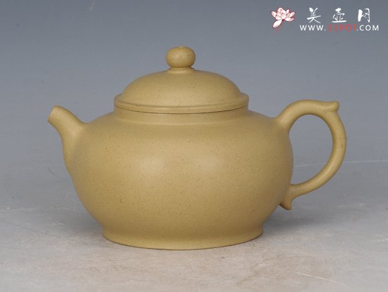 紫砂壶图片：本山绿泥小品  160cc - 美壶网