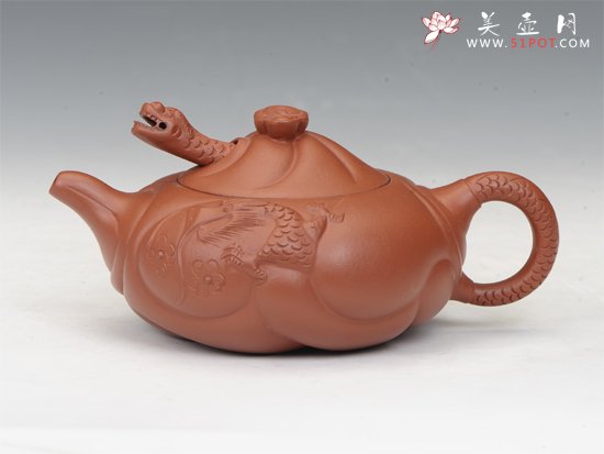 紫砂壶图片：鱼化龙 - 美壶网