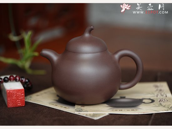 紫砂壶图片：小茄段 - 美壶网