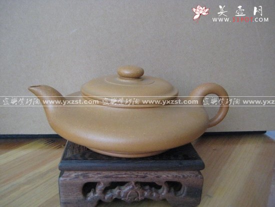 紫砂壶图片：虚扁 - 美壶网