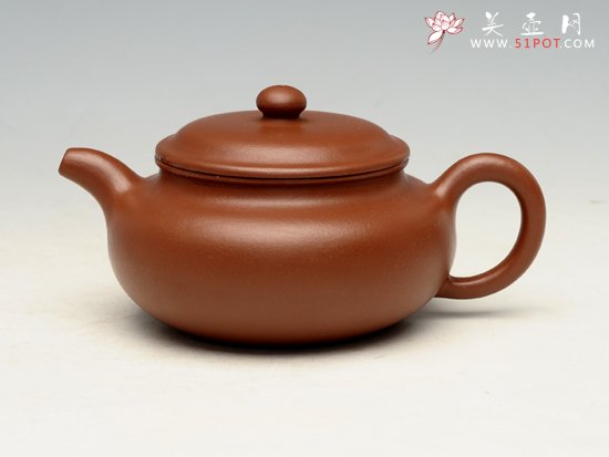 紫砂壶图片：全手工朱泥仿古 - 美壶网