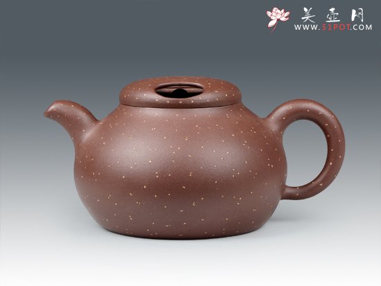 紫砂壶图片：牛盖福圆 - 美壶网