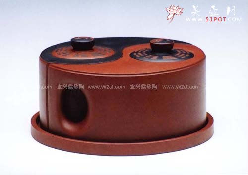 紫砂壶图片：阴阳太极八卦图 - 美壶网