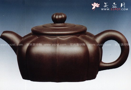 紫砂壶图片：菱花 - 美壶网