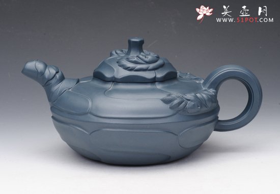 紫砂壶图片：大风卷葵 - 美壶网