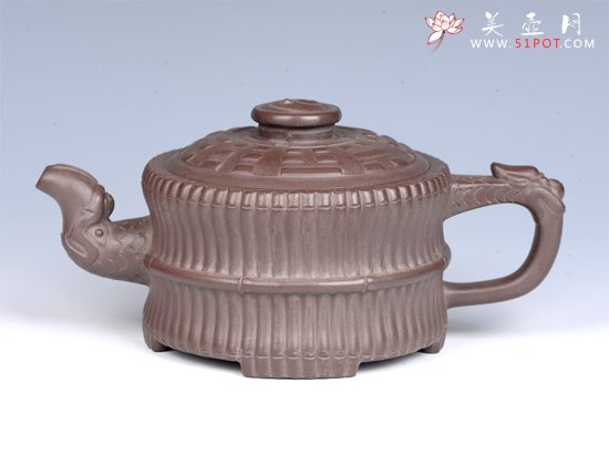 紫砂壶图片：- 龙头一捆竹 - - 美壶网