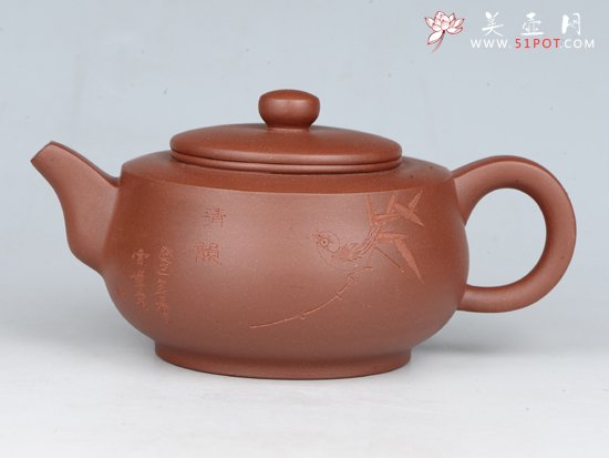 紫砂壶图片：福韵 容量：200cc  泥料：紫泥 - 美壶网