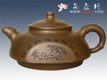 紫砂壶图片：清音第三届太博会银奖 - 美壶网