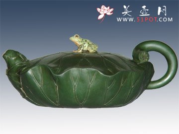紫砂壶图片：荷乐 - 美壶网