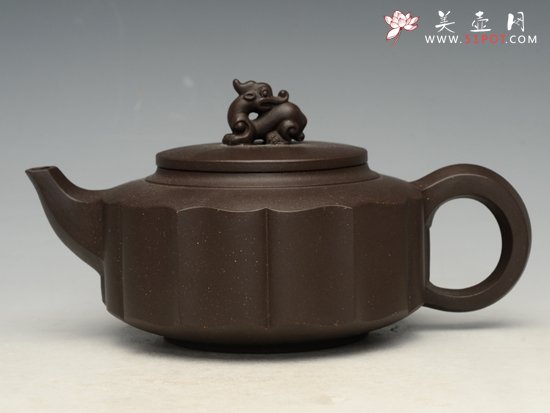 紫砂壶图片：玲珑  容量：400cc - 美壶网