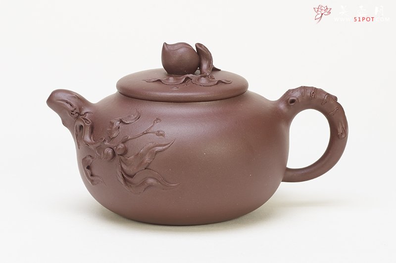 紫砂壶图片：紫桃缘 - 美壶网