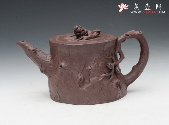 紫砂壶图片：松段 - 美壶网