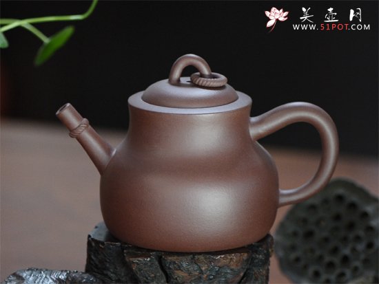 紫砂壶图片：玉璧双环 - 美壶网