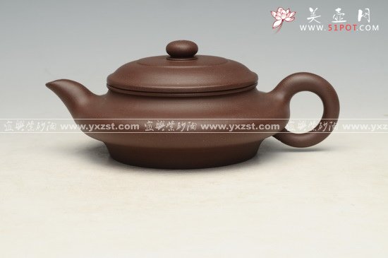 紫砂壶图片：虚扁 - 美壶网