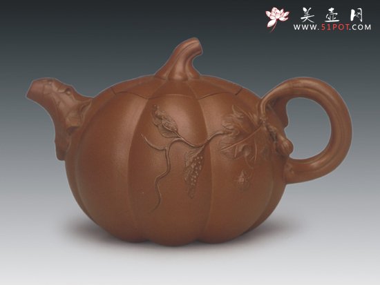 紫砂壶图片：南瓜 - 美壶网