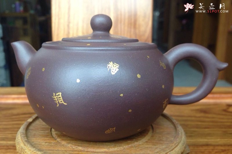 紫砂壶图片：双线福圆 - 美壶网