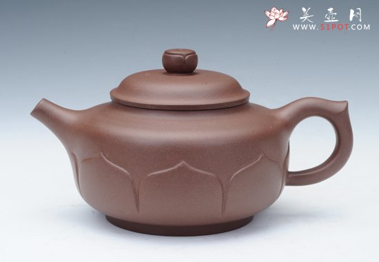 紫砂壶图片：莲花壶 - 美壶网