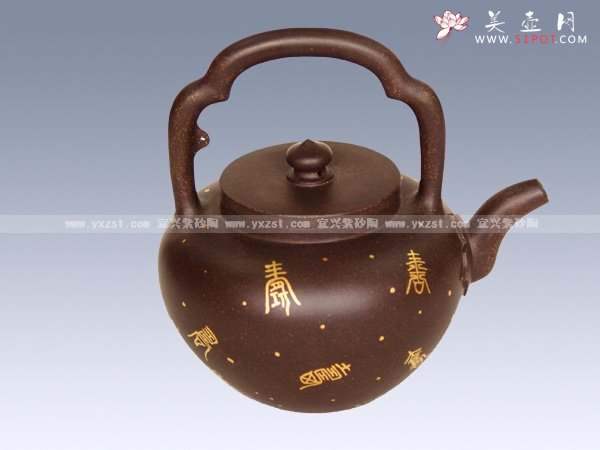 紫砂壶图片：大彬提梁 - 美壶网